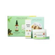 Alma Secret - Gift set serum para cabelo Botanical Rescue + máscara Curly Superglow
