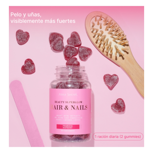 Alma Secret - Gomas vitamínicas para cabelo e unhas Beauty Superglow