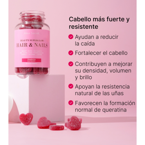 Alma Secret - Gomas vitamínicas para cabelo e unhas Beauty Superglow