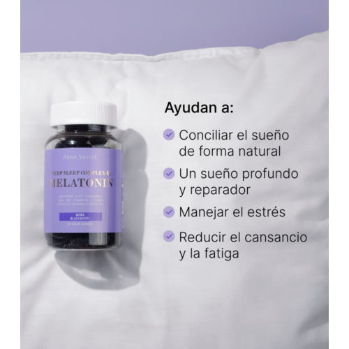 Alma Secret - Gomas vitamínicas para um sono de qualidade Deep Sleep Complex C Melatonin
