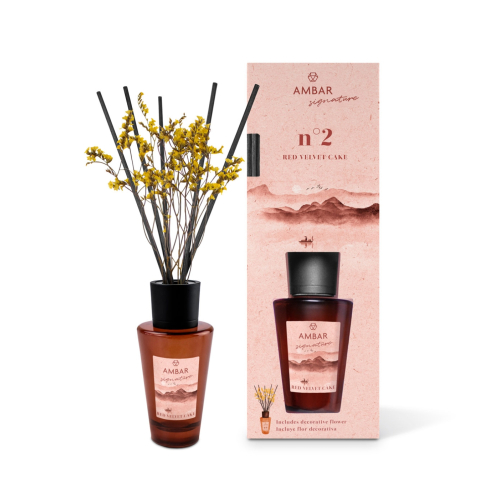 AMBAR Perfums - *Signature* - Ambientador Mikado - nº2: Red Velvet Cake