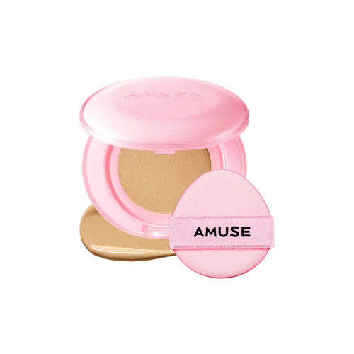 Amuse - Base Cushion Dew Power Vegan SPF50 PA++++ - 03: Honey