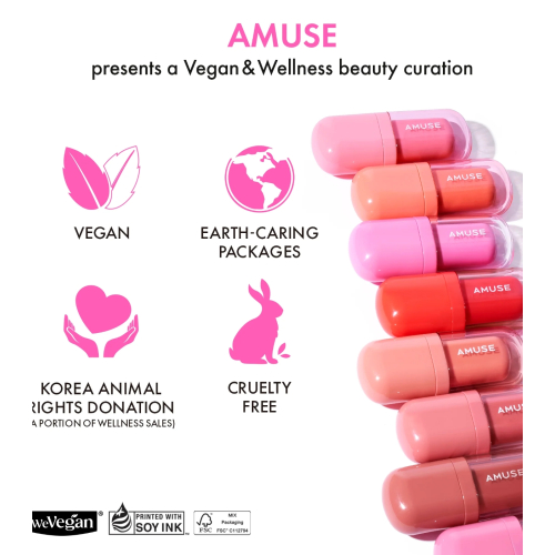 Amuse - Lip Tint Bebe Tint - 06: Pink Fig