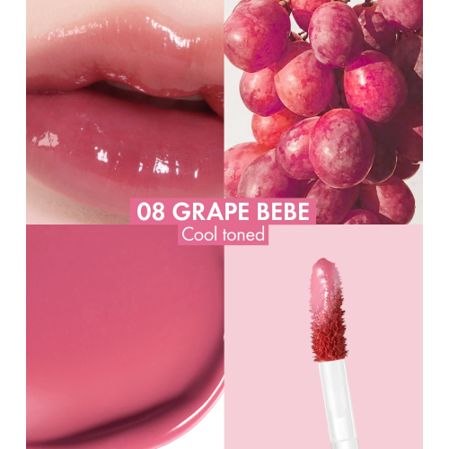 Amuse - Lip Tint Bebe Tint - 08: Grape Bebe