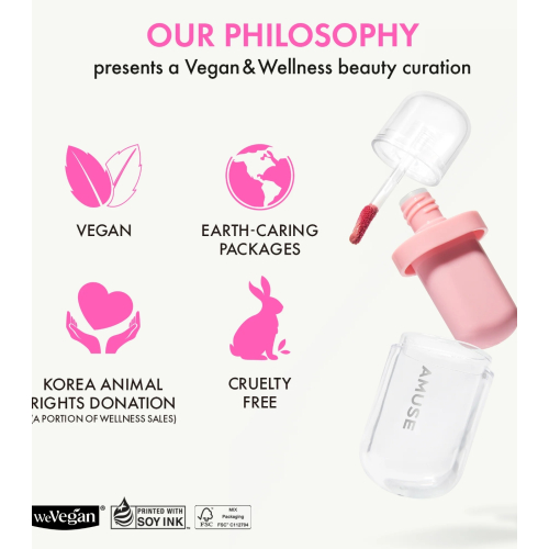 Amuse - Lip Tint Jel-fit Tint - 05: Oat Fig