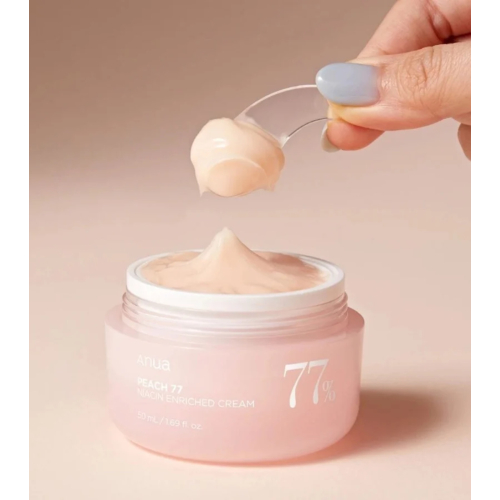 Anua - Creme enriquecido com 77% de extrato de pêssego e niacinamida