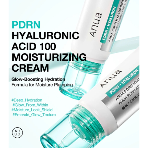 Anua - Creme hidratante PDRN Hyaluronic Acid 100