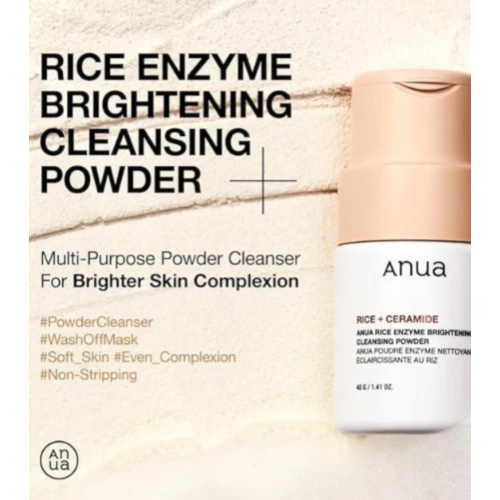 Anua - Limpador Rice Enzyme Brightening Cleansing Powder