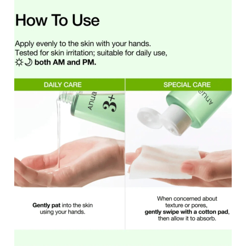 Anua - Tónico facial com ácido azelaico Skin Clarifying Toner