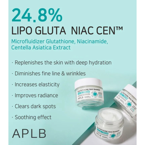 APLB - Creme Facial Iluminador Glutathione Niacinamide