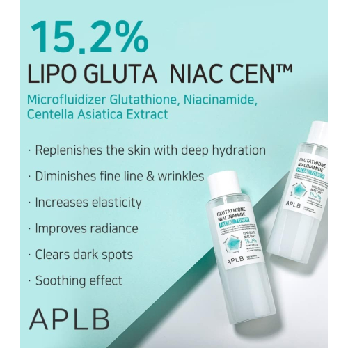 APLB - Tônico Facial Hidratante Glutathione Niacinamide