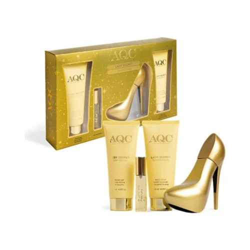 AQC Fragrances - Conjunto de presente Lady Secret - Gold Edition