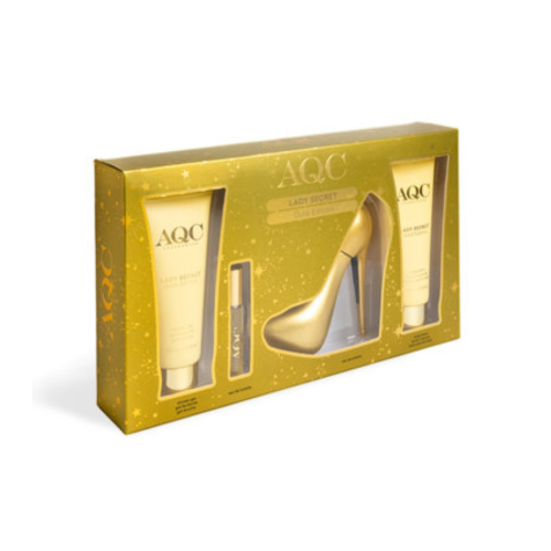 AQC Fragrances - Conjunto de presente Lady Secret - Gold Edition