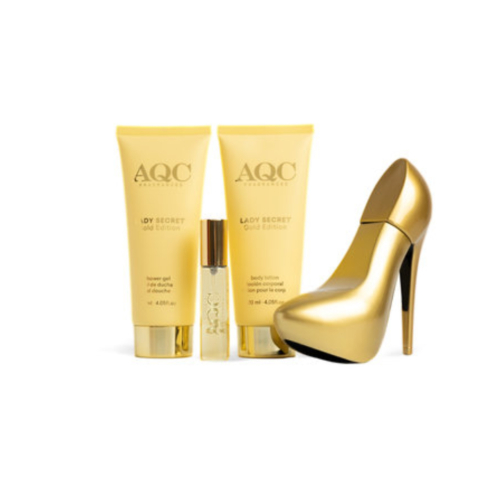 AQC Fragrances - Conjunto de presente Lady Secret - Gold Edition