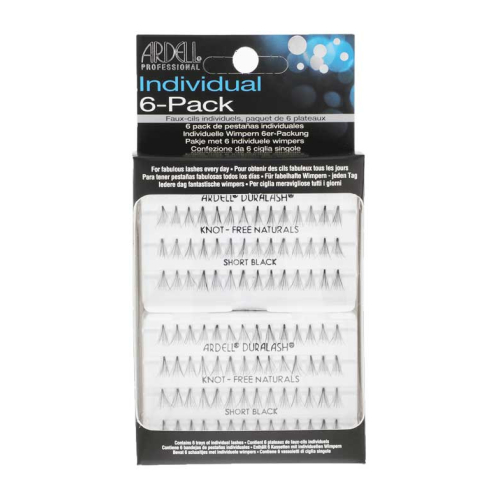 Ardell - Pacote de cílios postiços individuais Duralash - Knot-free Naturals: Short Black