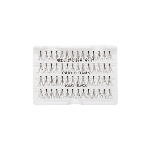 Ardell - cílios postiços individuais Duralash - Knotted Flares: Long Black