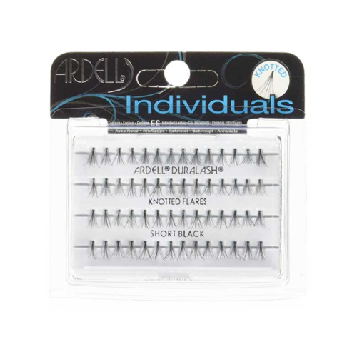 Ardell - cílios postiços individuais Duralash - Knotted Flares: Short Black