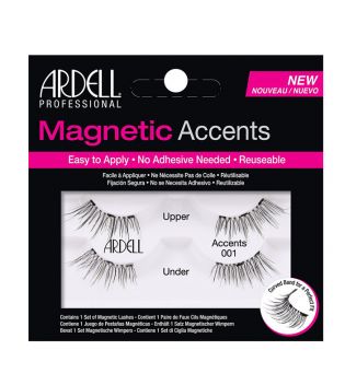 Ardell - Pestanas postiças Magnetic Accents - 001: Black