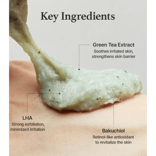Arencia - Limpador facial Green Tea + LHA Deep Pore Rice Cake