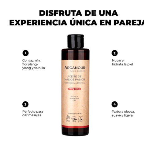 Arganour - Óleo de Massagem Natural Passion