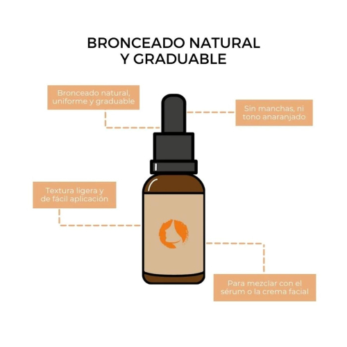 Arganour - Booster autobronzeador facial concentrado