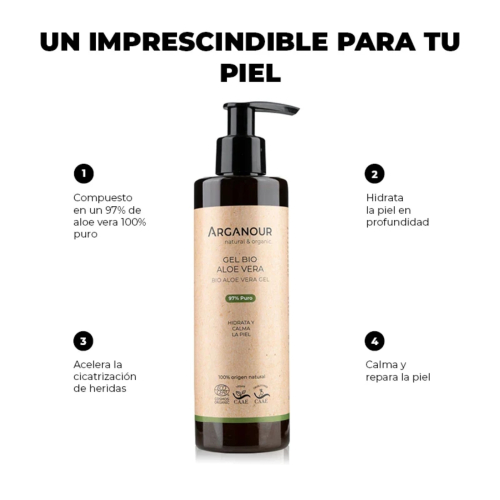 Arganour - Gel orgânico de aloe vera