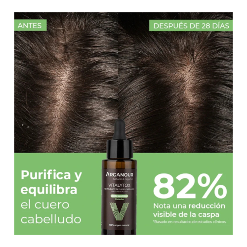 Arganour - Tratamento revitalizante do couro cabeludo Vitalytox