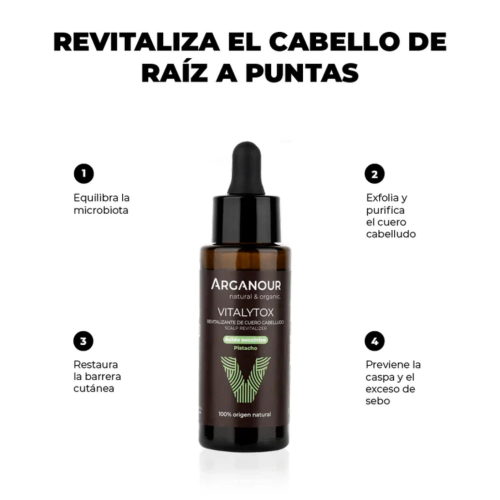 Arganour - Tratamento revitalizante do couro cabeludo Vitalytox