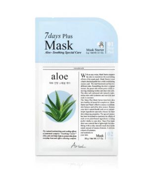Ariul - Máscara facial 7 Days Plus - Aloe