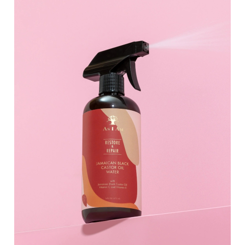 As I Am - Spray de água hidratante restaura e repara - Óleo de rícino preto jamaicano
