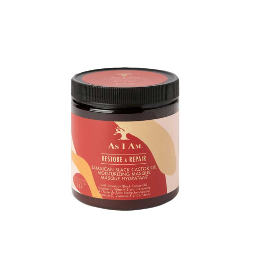 As I Am - Restaurar e reparar máscara hidratante - óleo de rícino preto jamaicano