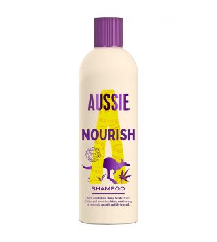 Aussie - Shampoo Nourish com óleo de cânhamo 300ml