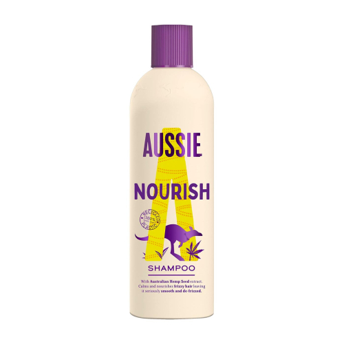 Aussie - Shampoo Nourish com óleo de cânhamo 300ml