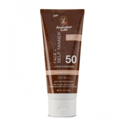 Australian Gold - Loção facial de bronzeamento solar SPF50 Face + Self Tanner