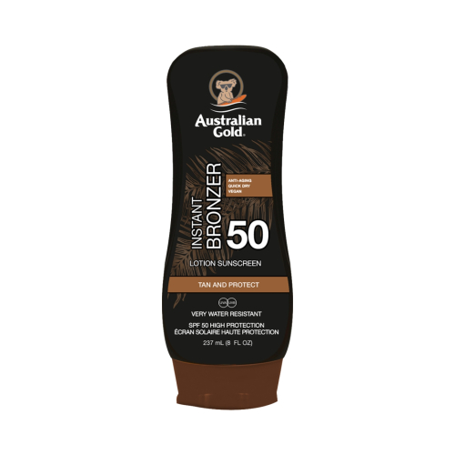 Australian Gold - Protetor solar com ativo bronzeador - FPS 50