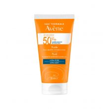 Avène - Fluido protetor solar ultraleve sem perfume SPF50+ - Pele sensível normal e mista
