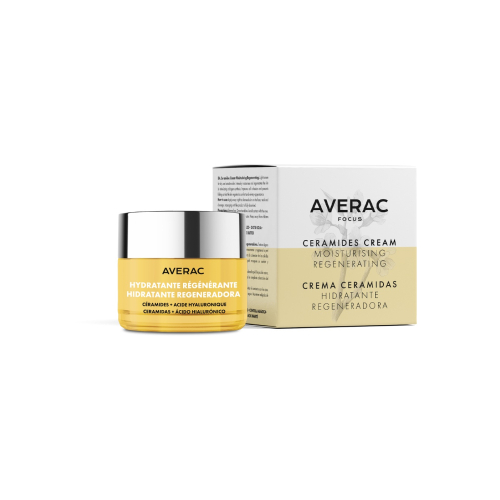 Averac Cosmetics - *Focus* - Creme facial hidratante regenerador com ceramidas - Pele seca e sensível