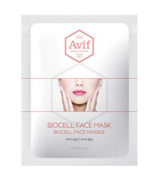 Avif - Máscara facial de biocelulose antienvelhecimento