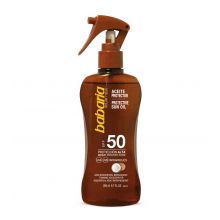 Babaria - Óleo bronzeador em spray de coco 200ml - SPF50