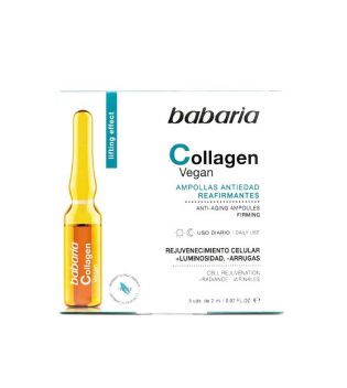 Babaria - Ampolas anti-envelhecimento reafirmantes de colágeno vegano