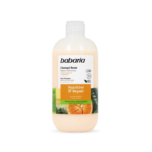 Babaria - shampoo reparador Reset Nutritive & Repair - Cabelo seco ou danificado