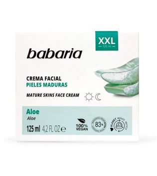 Babaria - Creme facial anti-rugas XXL - Aloe Vera