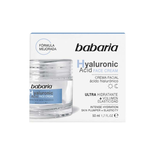 Babaria - Creme facial com ácido hialurônico