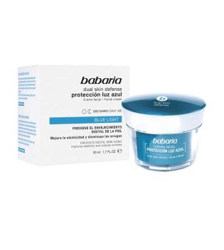 Babaria - Creme facial de proteção contra luz azul Dual Skin Defense