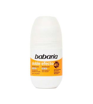 Babaria - Desodorante roll-on Doble Efecto - Pele sedosa