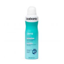 Babaria - Desodorante spray Cero - 0% sais de alumínio