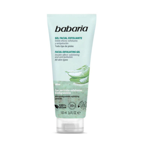 Babaria - Gel esfoliante facial - Aloe