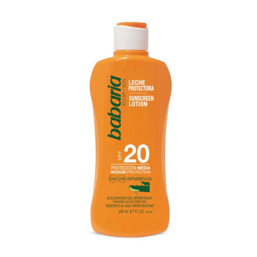 Babaria - Leite de Proteção Solar Aloe Vera - SPF20