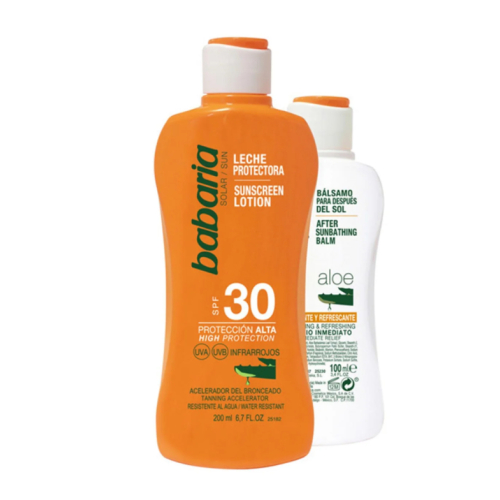 Babaria - Protetor Solar Leite SPF30 + Depois do Sol
