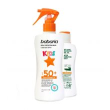 Babaria - Protetor solar spray infantil SPF50+ + After Sun
